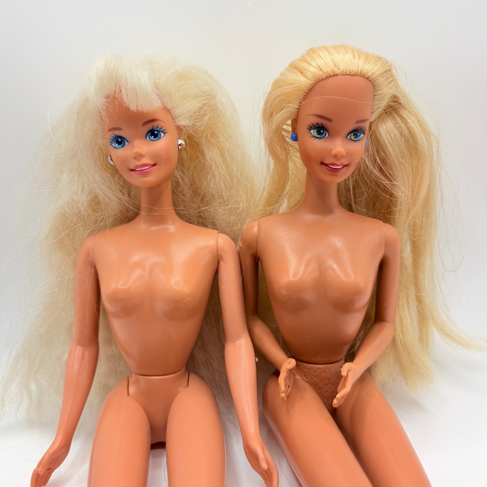 Mattel 1994‎ Baywatch & Bubble Angel Barbie Doll Lot Blonde 90s Vintage Toys